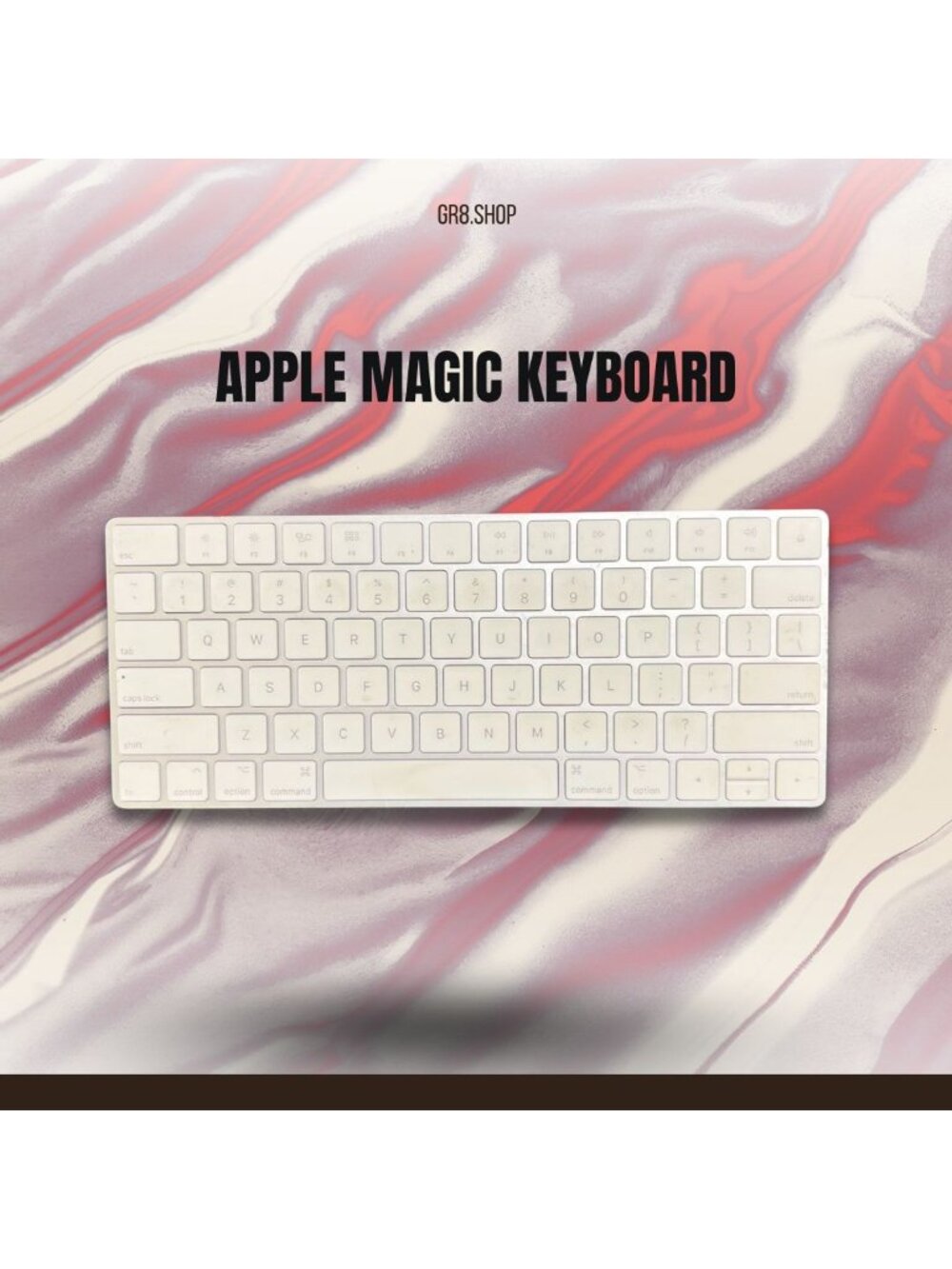 Apple Magic Keyboard Wireless Bluetooth Rechargeable A1644 Compact Design White
